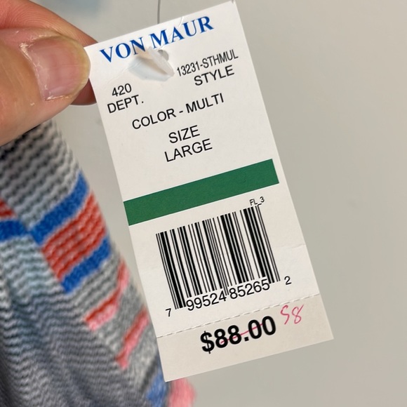 Weston faux rap short sleeve V-neck top - Picture 5 of 9